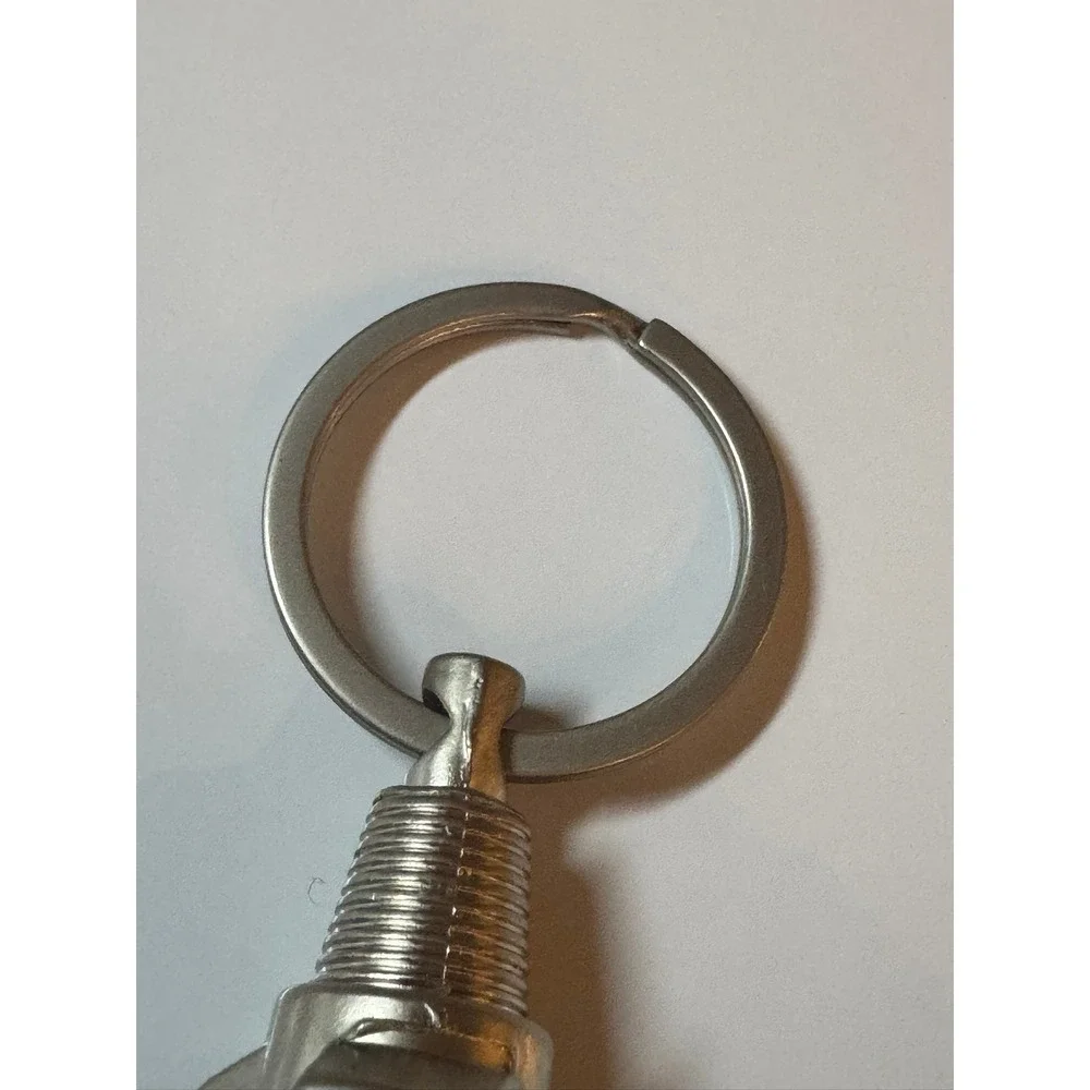 Silver Tricone Drill Bit Keychain Oil Gas‎ Mining Industrial Novelty Accessory